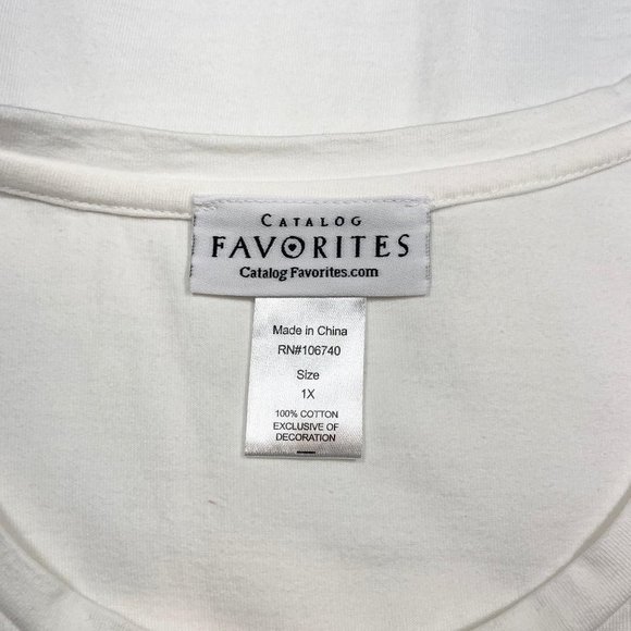 Catalog favorites top blouse embellished rose long - Picture 8 of 8